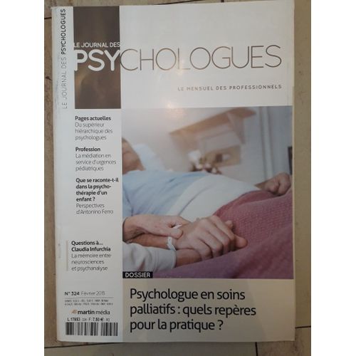 Le Journal Des Psychologues N 324
