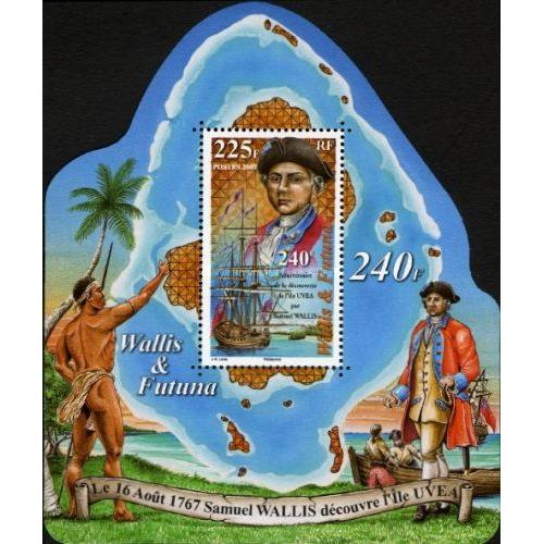 Wallis Et Futuna 2007 : Bloc 240è Anniversaire De La Découverte De L'île Uvéa Par Samuel Wallis (1728-1795), Navigateur Britannique
