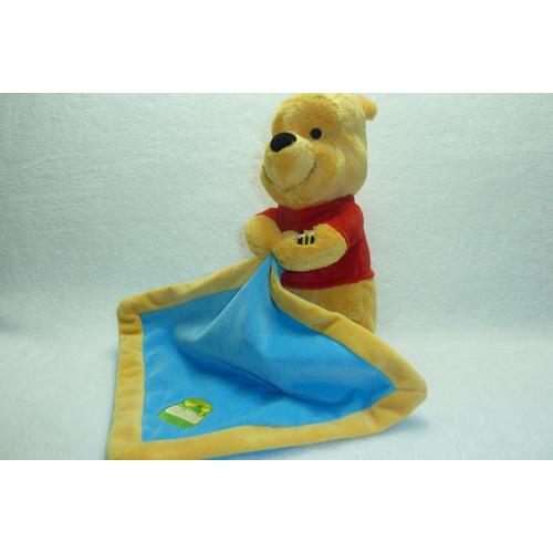 Doudou Ours Peluche De 30 Cm Environ Avec Mouchoir Neuf Sans Etiquette Boutique Disney