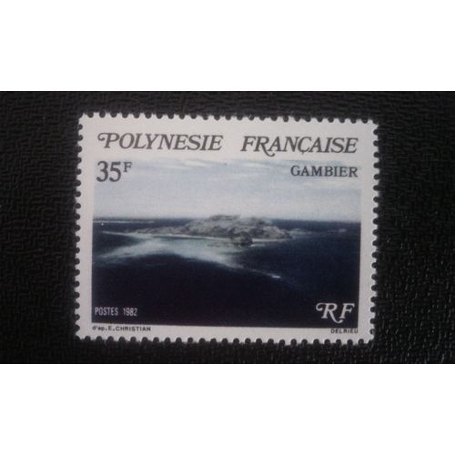 Timbre Polynesie Francaise Yt 188 Îles Polynésiennes Gambier 1982