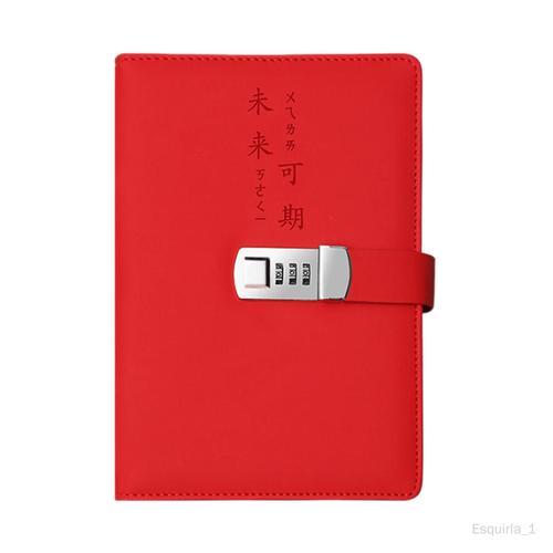 Journal Avec Serrure Journal Portable Verrouillable Par De Passe Pour Rouge