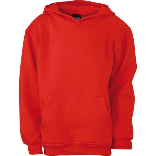Sweat Enfant ? Capuche Jn047k - Rouge Tomate