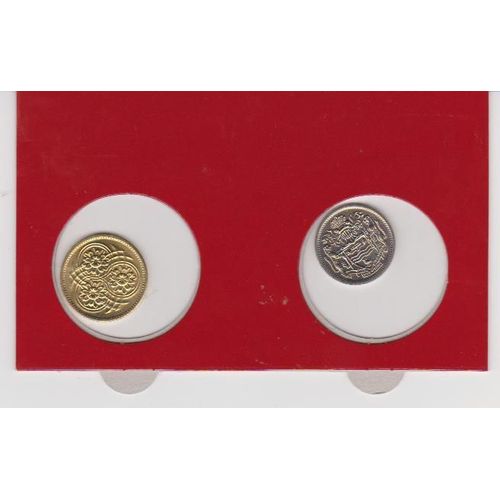 Pièce De Monnaie Pièce De 5 Cents + Une Autre De 10 Cents (Guyana)