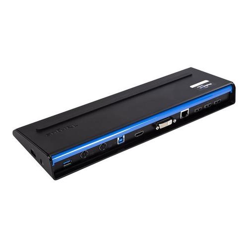 Targus USB 3.0 SuperSpeed Dual Video Docking Station with Power - Station d'accueil - USB - 1GbE