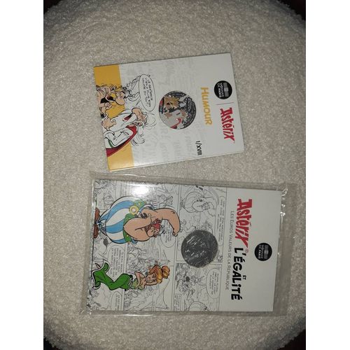 Collection Asterix, 1 Pièce Asterix Et L Égalité Et 1 Pièce Humour