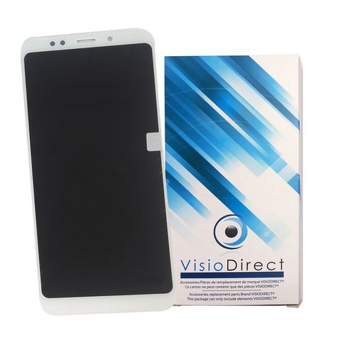 Ecran Pour Xiaomi Redmi 5 Plus Blanc 5.99" Téléphone Portable Vitre Tactile + Lcd