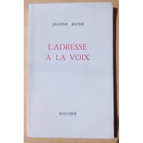 L'adresse À La Voix