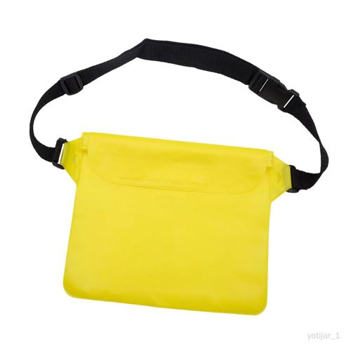 Sac banane étanche, pochette pour téléphone, pour bateau, plongée, surf Jaune