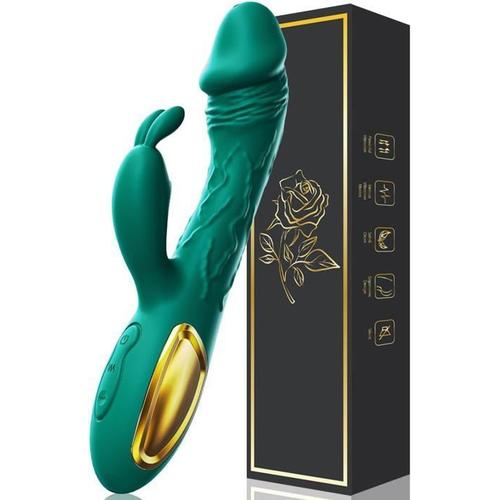 Rabbit Vibromasseur Femme Puissant 10 Modes De Vibration Feminin Clitoridien Gode Vibro-Masseur Clitoris Orgasme Sex Toy¿S Massage.