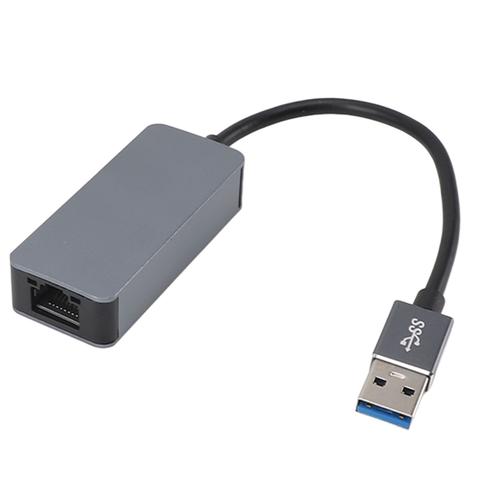 Adaptateur Ethernet USB 3.0 à 2.5G, Plug and Play haute vitesse, USB 3.2 Portable USB AM à 2.5Gbps, adaptateur Ethernet pour Windows et OS X