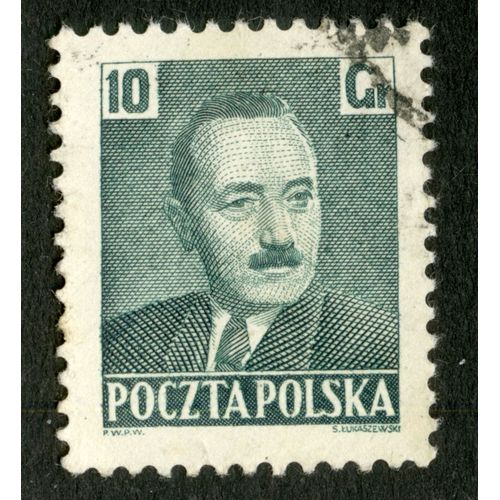 Timbre Oblitéré Poczta Polska, 10 Gr