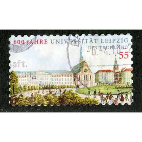 Timbre Oblitéré Deutschland, 600 Jahre Universitat Leipzig, 2009, 55
