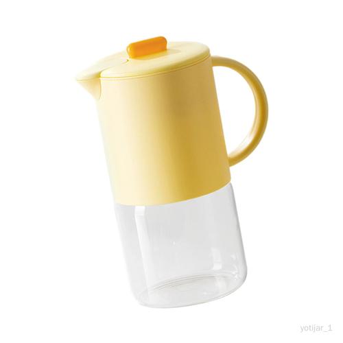 Carafe À Eau 1,8 L, Grande Carafe À Eau Réutilisable Pour Restaurants, Jaune