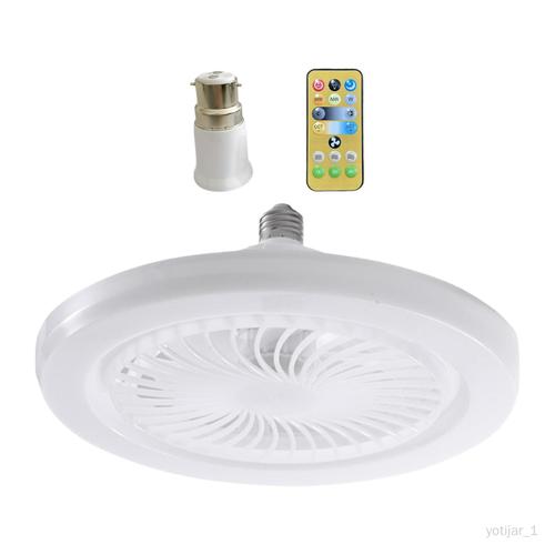 Ventilateur De Plafond Avec Lumières, 3 Réglables, Moderne, Pour Lumière Blanche