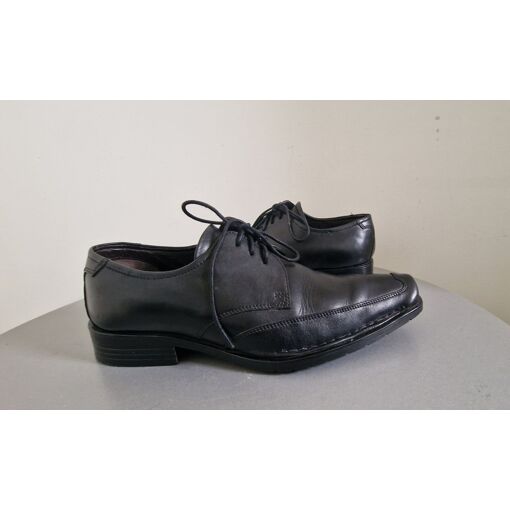 Derby San Marina En Cuir Noir - Taille 36 - État Parfait Occasion