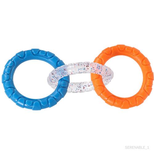 Jouet À Mâcher Pour Chien, Jouet Interactif Portable Pour Chiot, Animal Et Bleu Orange Et Bleu