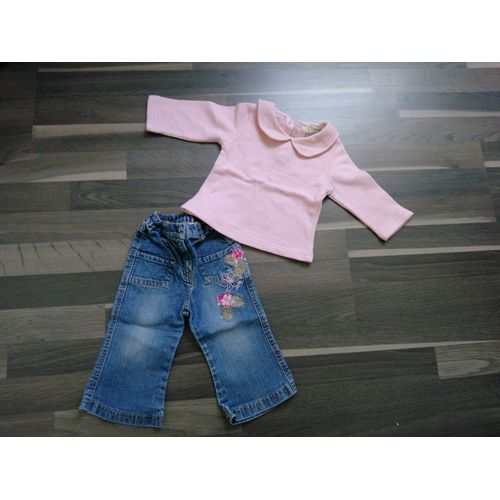 Ensemble Pull + Jean 12 Mois