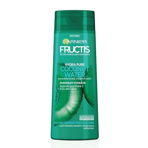 Garnier Fructus Shampooing - Fortifiant Hydra Pure Coconut Water - 250 Ml 