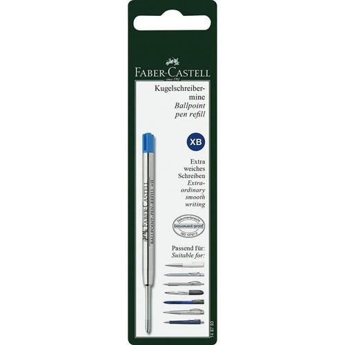 Faber-Castell Blister Recharge Stylo-Bille Xb - Bleu