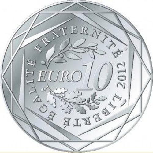 10 Euro Region Centre Argent 2012