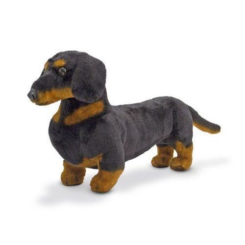 Melissa & Doug Giant Dachshund Lifelike Stuffed Animal Dog Soft Polyester