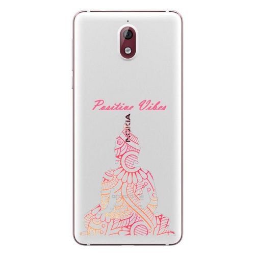Coque Nokia 3.1 2018 Budha Zen Positive Vibes Mandala Transparente
