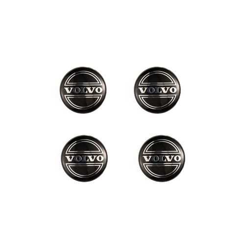 Lot De 4 Cache Moyeux Centre De Roue Pour Volvo Logo 64 Mm