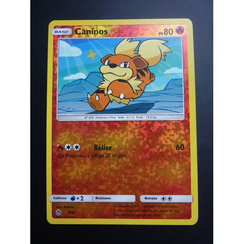 Caninos Reverse 5/40 - Pokemon Mcdonald's 2018
