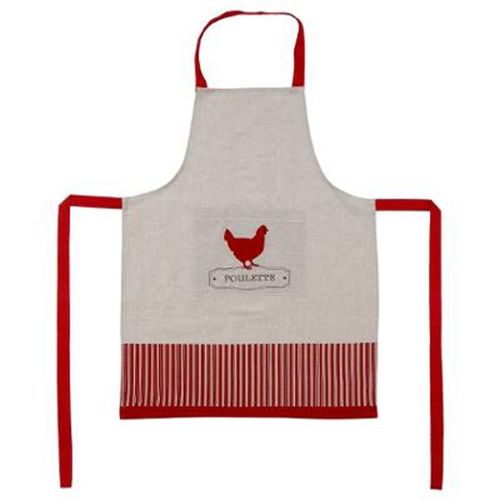 Tablier De Cuisine "Poulette" 60x80cm Multicolore