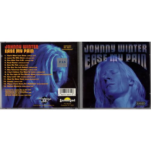 Johnny Winter Ease My Pain Cd