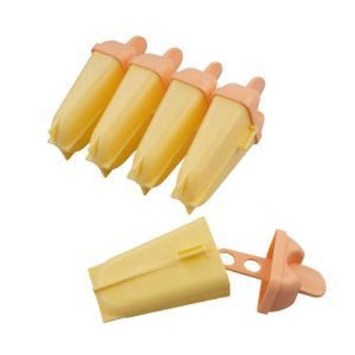 Fackelmann 17047 Lot De 5 Moules Pour Esquimaux, Moules Pour Glaces À L'eau, Moule À Glace À L'eau Maison, Moule À Glace, Plastique, 11,5 X 5 Cm