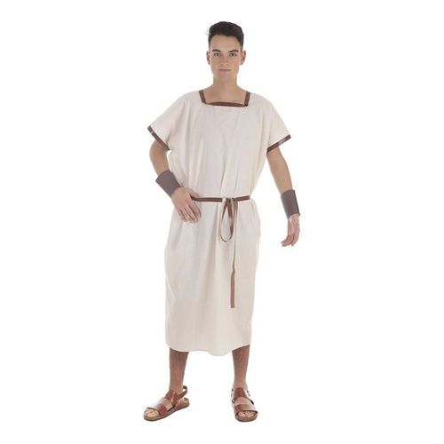 Déguisement Ou Tunique Beige De Romain Pour Homme