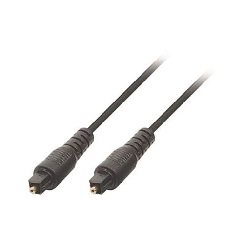 Câble audio numérique Toslink Mâle-Mâle 1m Noir