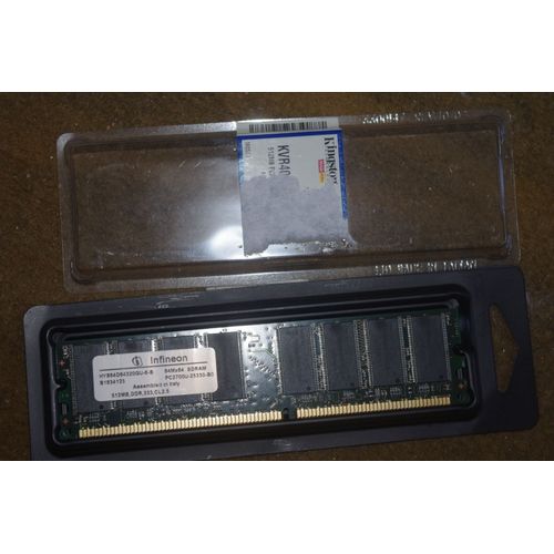 Infineon Pc2700u-25330-Bo - 512mb Ddr 333 Cl 2.5 - Plaque Memoire Informatique