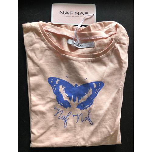 Naf Naf - Tee-Shirt Manche Courte Pour Fille - Taille : 158 - 164 Cm ( 13-14 Ans)