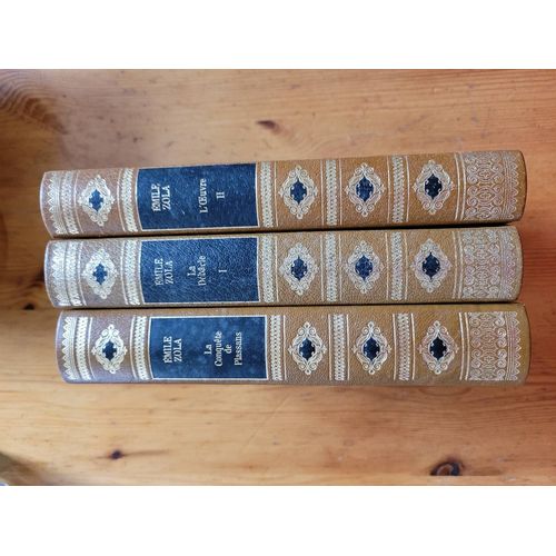 Lot 3 Livres Émile Zola