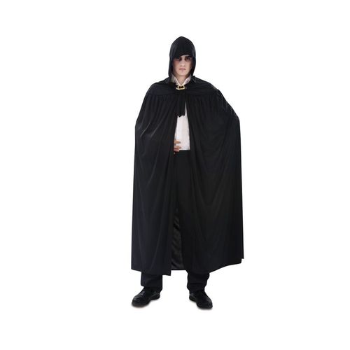 Cape Avec Capuche Noire Pour Halloween Pour Adultes (Taille Unique Adulte)