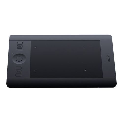 Wacom Intuos Pro Petite - Numériseur - droitiers et gauchers - 15.7 x 9.8 cm - électromagnétique - 8 boutons - sans fil, filaire - USB - noir