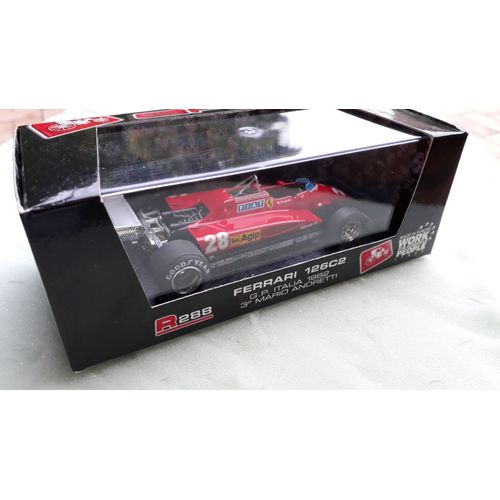 Brumm R288 - Ferrari 126c2 #28 Gp Italie 1982 M. Andretti 1:43-Brumm