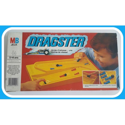 Dragster Mb Jeu De Societe Vintage De Milton Bradley Année 80