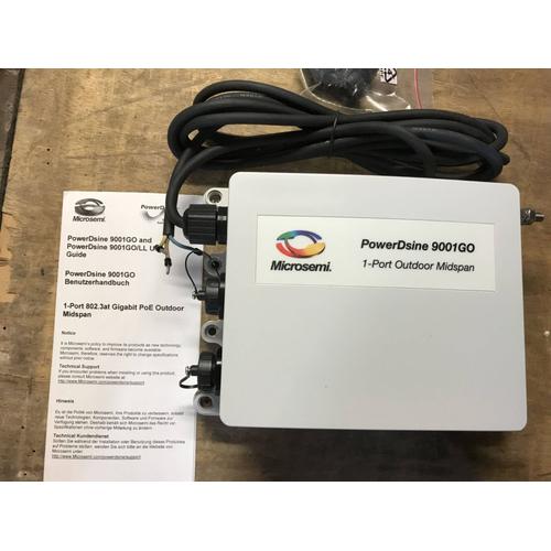 Microsemi PowerDsine PD-9001GO - Injecteur de puissance - CA 100-240 V - 30 Watt - connecteurs de sortie : 1 - pour HPE Aruba AP-228, 277, 318, 365, 367, 374, 375, 377, 387; Instant IAP-228, 274...