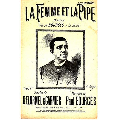 La Femme Et La Pipe. Bourgès. A 34
