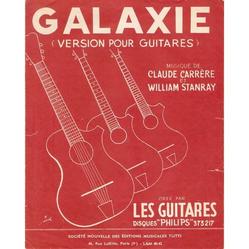 Partition Les Guitares Galaxie