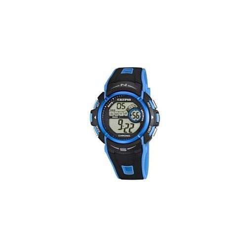 Calypso Montre Homme Sport Chronographe Quartz Pu Noir Bleu Uk5610/6