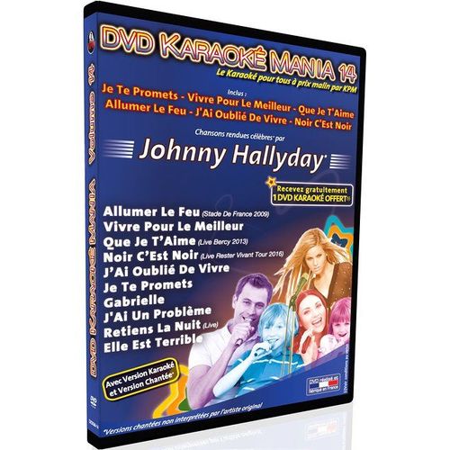 Dvd Karaoké Mania 14 : Johnny Hallyday