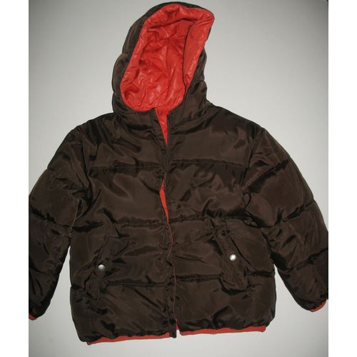 Doudoune Enfant Vertbaudet Marron Orange 3-4 Ans