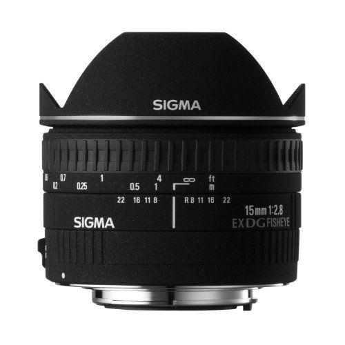Objectif Sigma EX - Fonction Fisheye - 15 mm - f/2.8 DG - Sony A-type