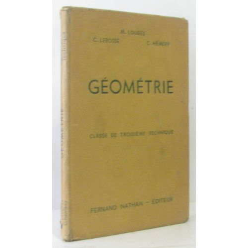 Géométrie -Classe De Troisième Technique