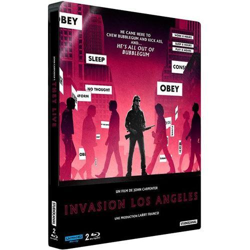 Invasion Los Angeles - 4k Ultra Hd + Blu-Ray + Blu-Ray Bonus - Édition Boîtier Steelbook