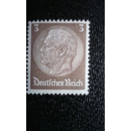 Timbre Allemagne - Deutsches Reich Yt 484 Paul Von Hindenburg (1847-1934), 2e Président 1934